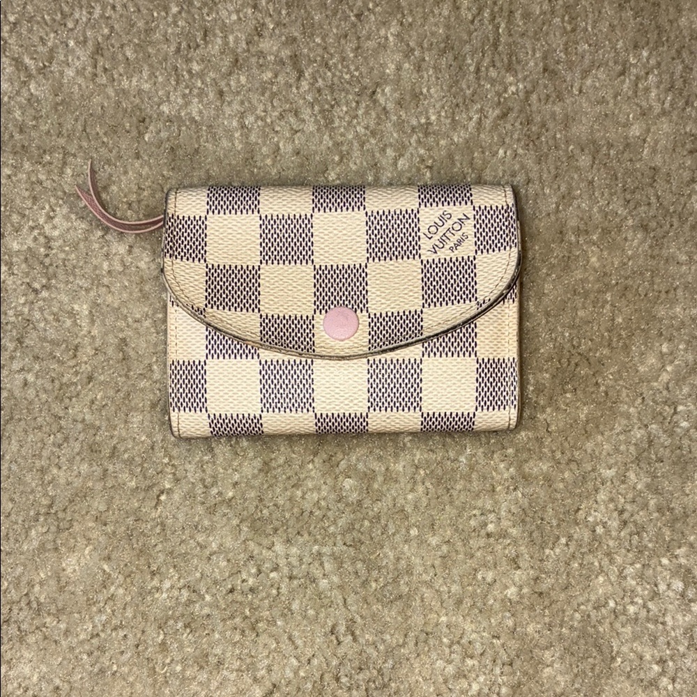 Louis Vuitton Rosalie coin purse - Cream and Gray